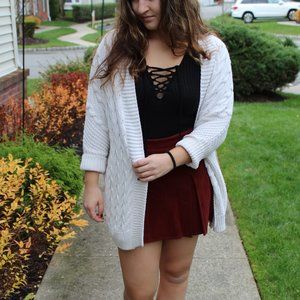 super chunky knit zara cardigan